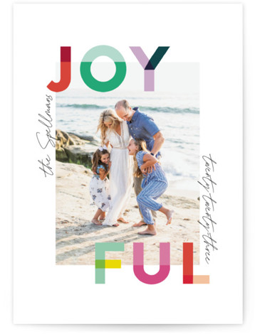 Brightest Joy Holiday Photo Cards