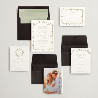 Ivy color: Invitation Suite