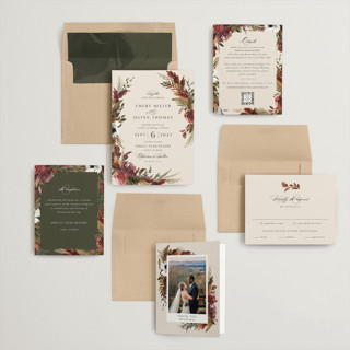 Autumn color: Invitation Suite