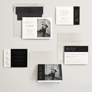 Pearl color: Invitation Suite