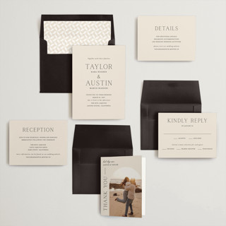 Linen color: Invitation Suite