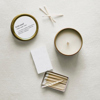 Bridesmaid Definition Soy Candle | Gold Travel Tin by Aria Bella Candles