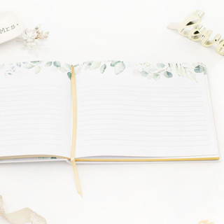 Boho Greenery Guest Book by bloom Daily Planners