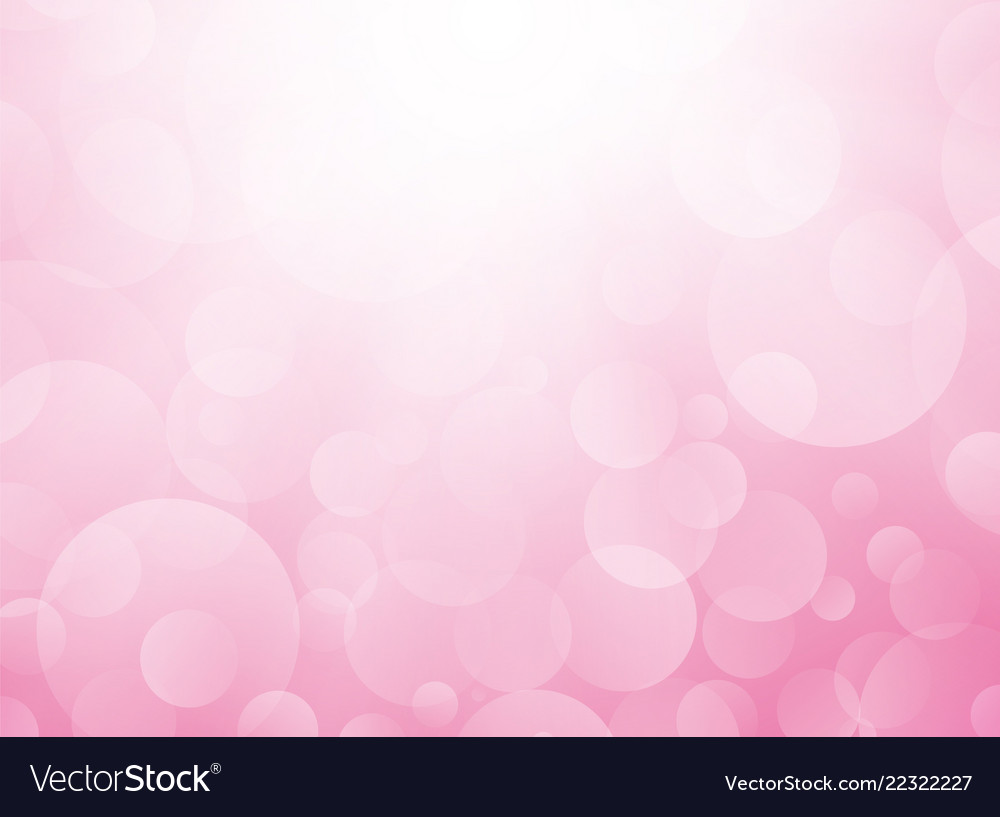 Love pink background with bokeh Royalty Free Vector Image