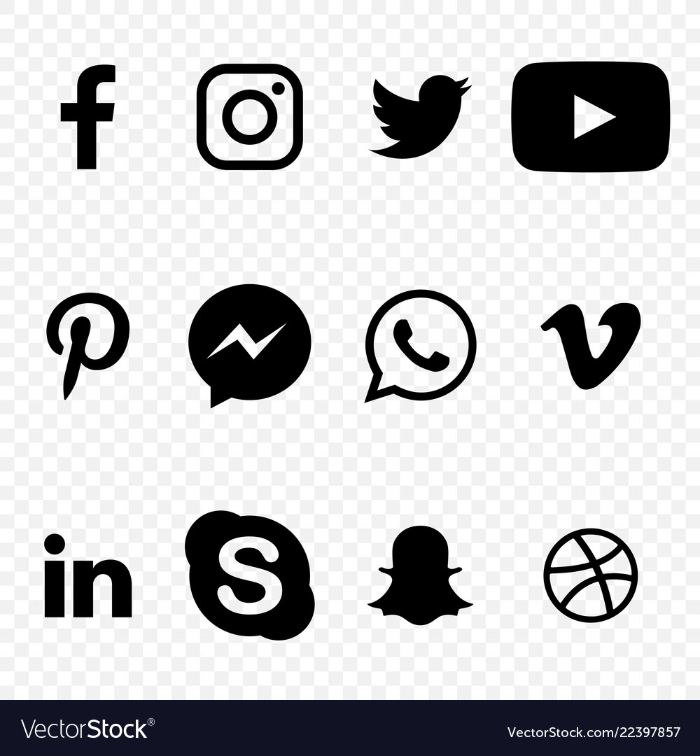 Social Media Icons Png Transparent