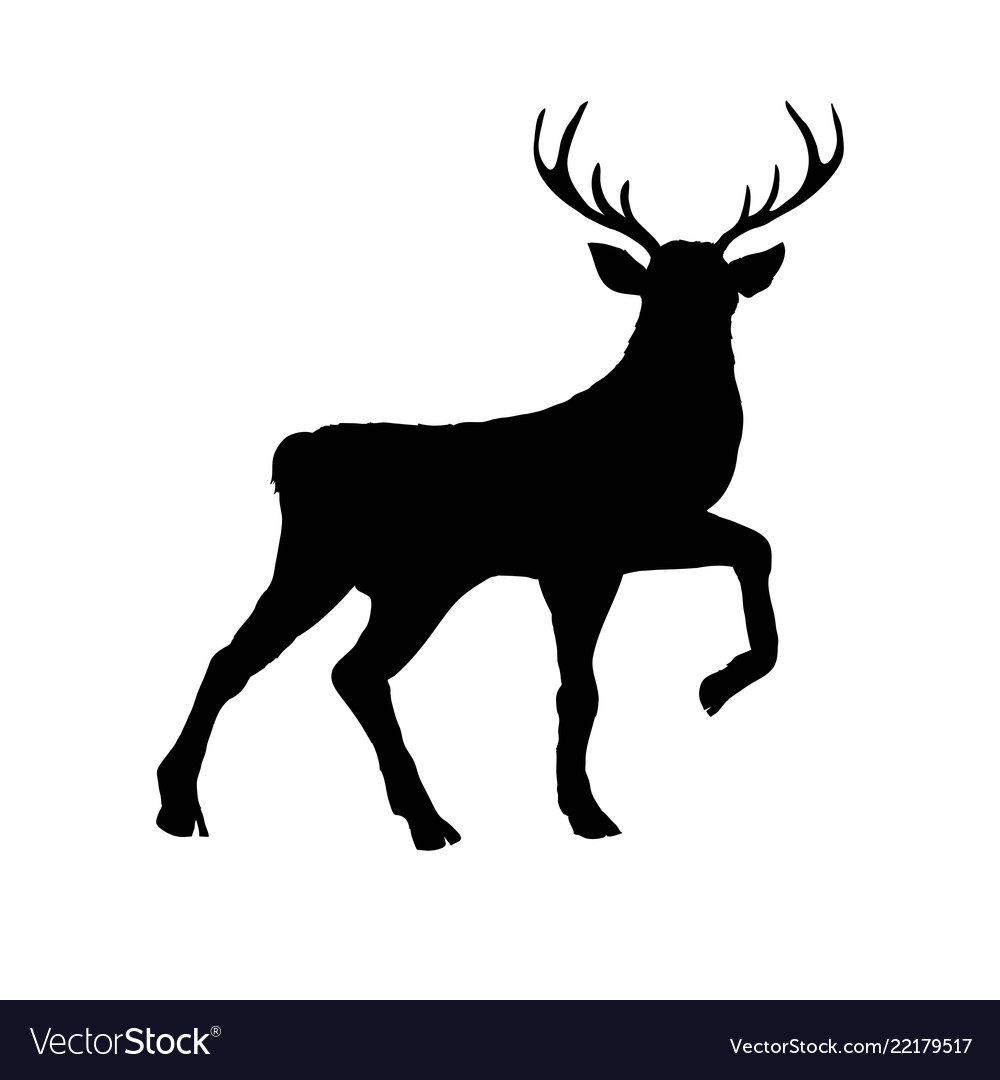 Large collection of deer silhouettes