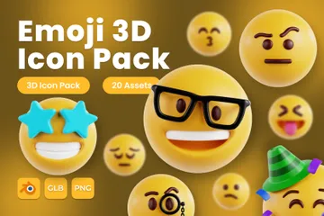 emojis Ilustración 3D Pack