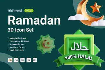 Ramadán Paquete de Icon 3D