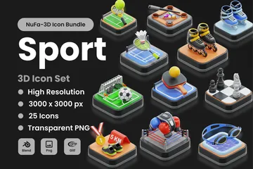 Sport 3D Icon Pack