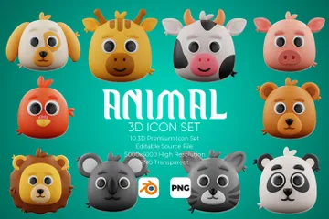 Animal 3D Icon Pack