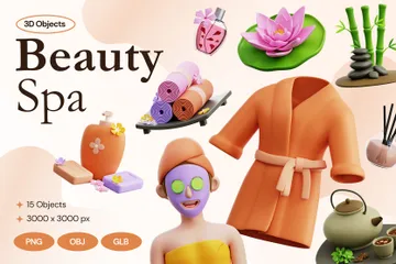 Beauty Spa 3D Icon Pack