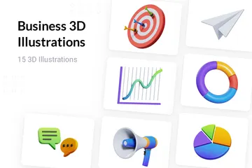 Business 3D Illustration Pack