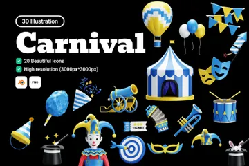 Carnival 3D Icon Pack