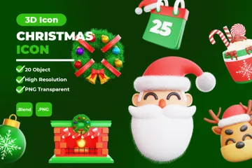 Christmas 3D Icon Pack