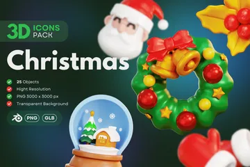 Christmas 3D Icon Pack