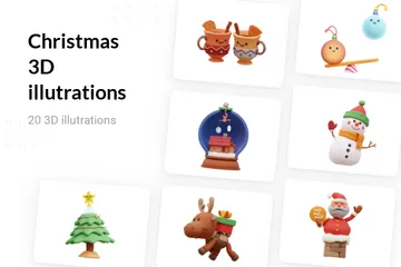 Christmas 3D Illustration Pack