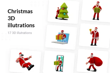 Christmas 3D Illustration Pack