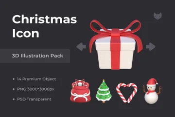 Christmas 3D Illustration Pack