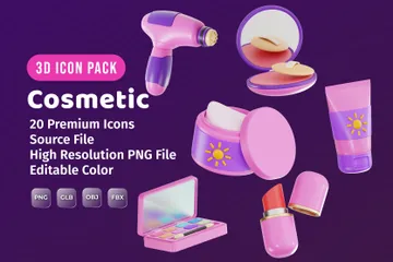 化粧品 3Dイラスト Pack