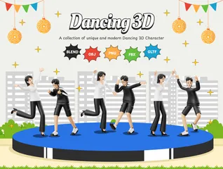 ダンシング 3D Illustrationパック