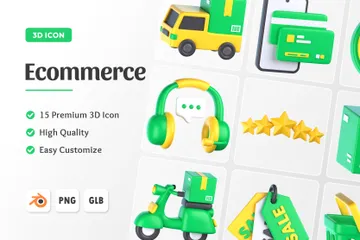 Ecommerce 3D Icon Pack