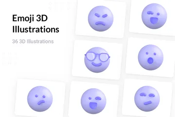 Emoji Pacote de Icon 3D