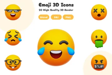 Emoji 3D Icon Pack