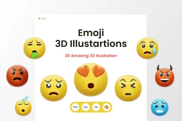 Emoji 3D Emoji Pack