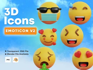 Émoticône V2 Pack 3D Emoji