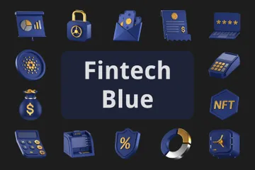 Fintech 3D Icon Pack