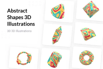 Formes abstraites Pack 3D Illustration