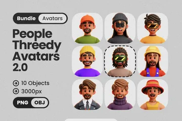 Free Meta People Avatars 3D Icon Pack