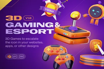 Gaming & Sport 3D Icon Pack