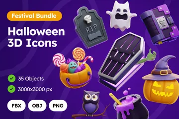 Halloween Pack 3D Icon