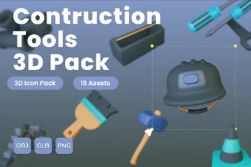 Herramientas de construcción Paquete de Icon 3D