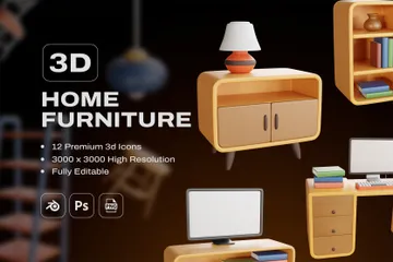 Home Furniture 3D Icon Pack