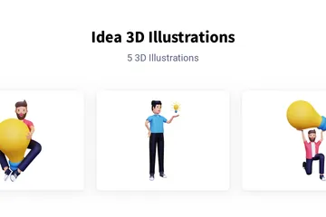 Idea 3D Illustration Pack