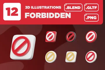 Ver interdit. 02 Pack 3D Icon