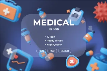 Medical 3D Icon Pack