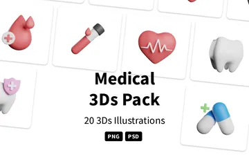 Medical 3D Icon Pack