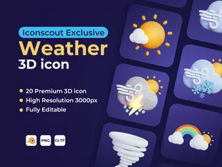 Météo Pack 3D Icon