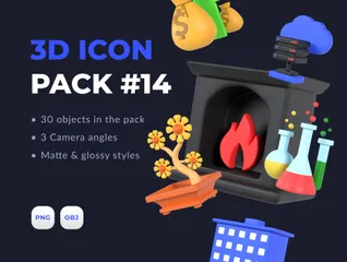 Miscellaneous 3D Illustration Pack