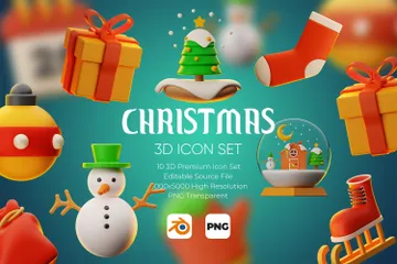 Natal Pacote de Icon 3D