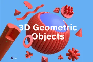 Objets géométriques Pack 3D Illustration