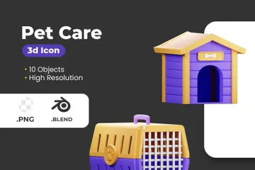 Pet Care 3D Icon Pack