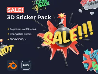 SALE! 3D Illustration Pack