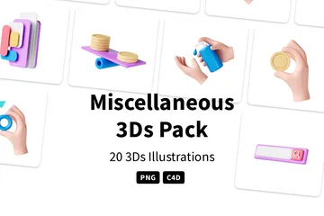 Misceláneas Paquete de Icon 3D