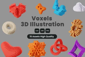 Vóxeles Paquete de Icon 3D