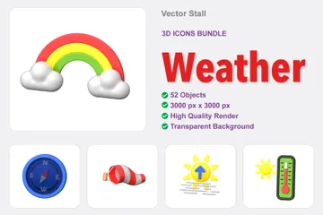 Weather 3D Icon Pack