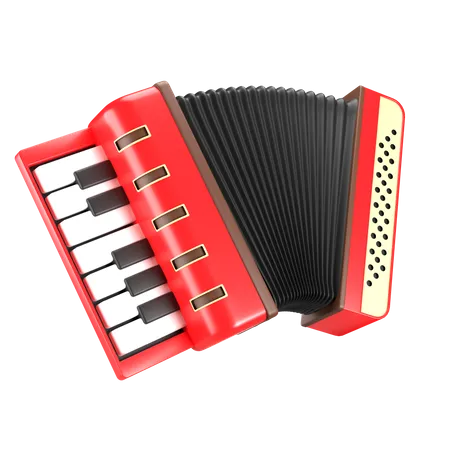 Free Accordéon  3D Icon